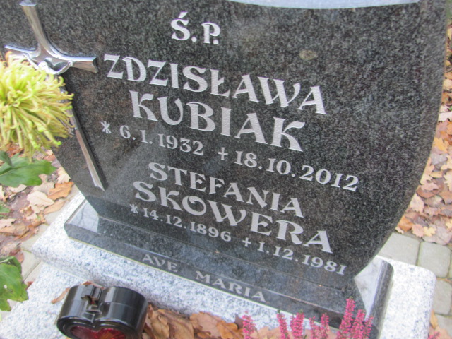 Stefania Skowera 1939 Opole-Półwieś - Grobonet - Wyszukiwarka osób pochowanych