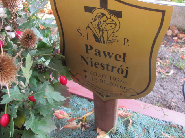Paweł Niestrój 1936 Opole-Półwieś - Grobonet - Wyszukiwarka osób pochowanych