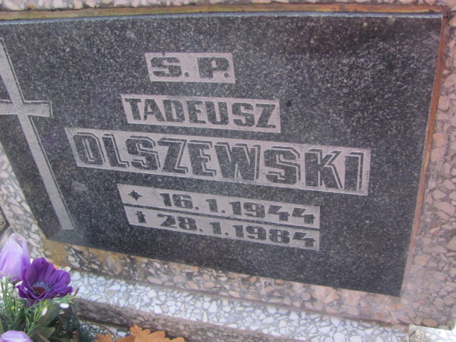 Tadeusz Olszewski 1944 Opole-Półwieś - Grobonet - Wyszukiwarka osób pochowanych