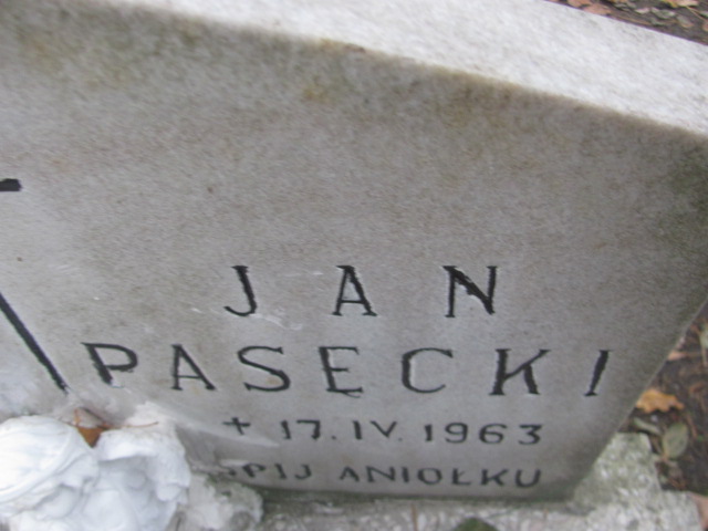 Jan Pasecki 1963 Opole-Półwieś - Grobonet - Wyszukiwarka osób pochowanych