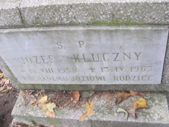 Józef Kluczny 1958 Opole-Półwieś - Grobonet - Wyszukiwarka osób pochowanych