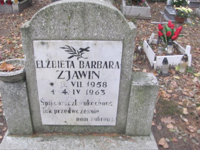 Elżbieta Zjawin 1958 Opole-Półwieś - Grobonet - Wyszukiwarka osób pochowanych