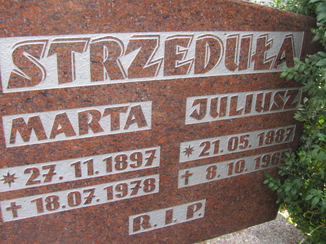 Juliusz Strzeduła 1887 Opole-Półwieś - Grobonet - Wyszukiwarka osób pochowanych