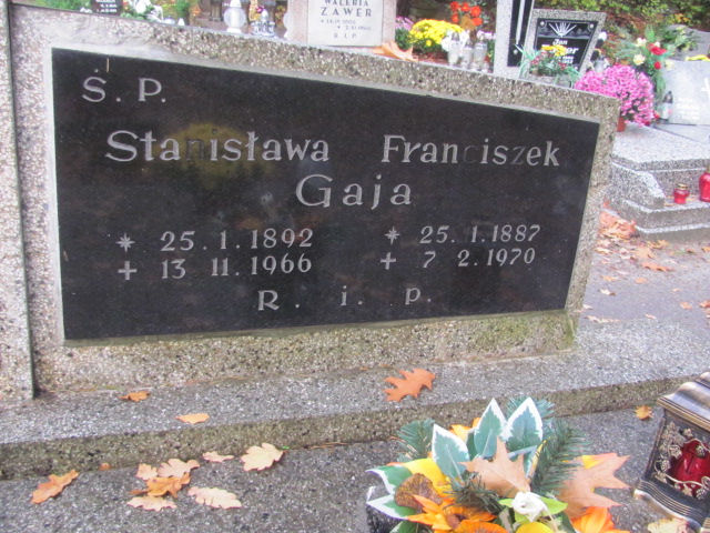 Franciszek Gaja 1887 Opole-Półwieś - Grobonet - Wyszukiwarka osób pochowanych