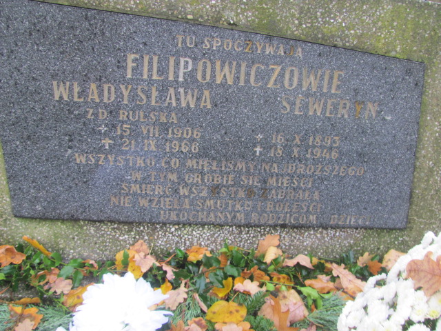 Seweryn Filipowicz Opole-Półwieś - Grobonet - Wyszukiwarka osób pochowanych