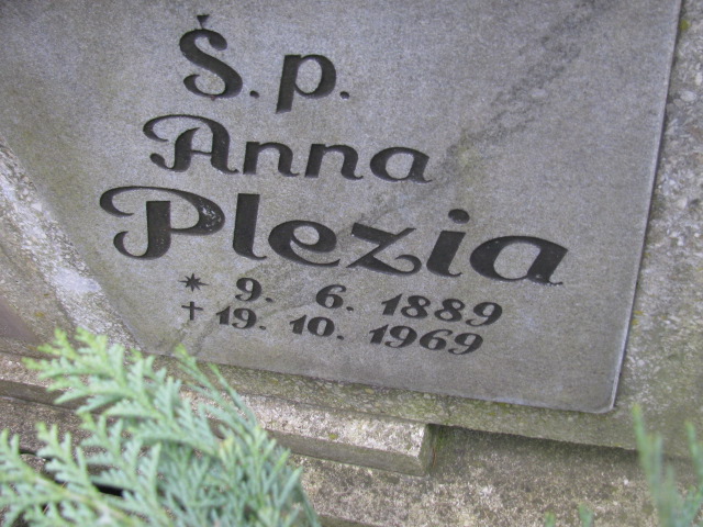 Józef Plezia 1887 Opole-Półwieś - Grobonet - Wyszukiwarka osób pochowanych