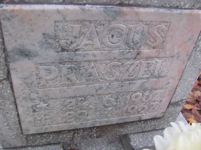 Jacek Praszel 1967 Opole-Półwieś - Grobonet - Wyszukiwarka osób pochowanych