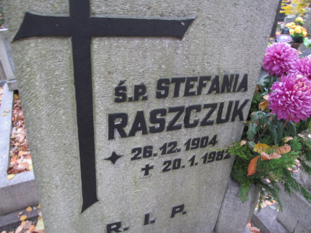 Stefania Raszczuk 1914 Opole-Półwieś - Grobonet - Wyszukiwarka osób pochowanych