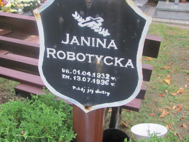 Janina Robotycka 1932 Opole-Półwieś - Grobonet - Wyszukiwarka osób pochowanych