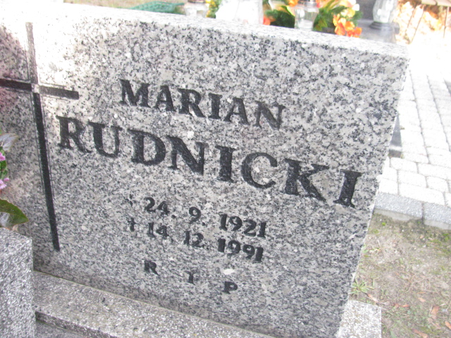 Marian Rudnicki 1921 Opole-Półwieś - Grobonet - Wyszukiwarka osób pochowanych
