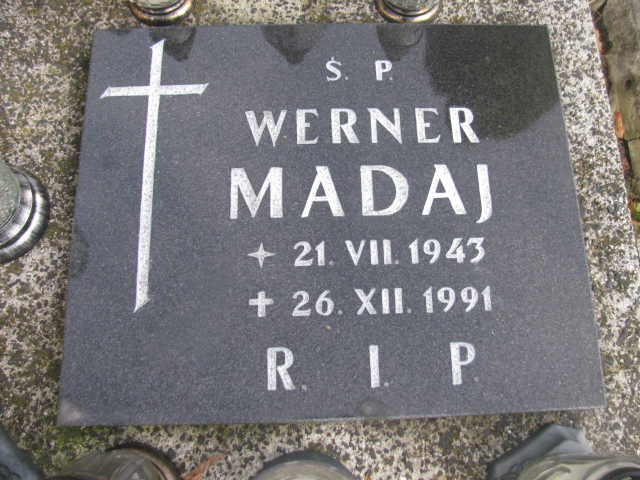 Werner Madaj 1943 Opole-Półwieś - Grobonet - Wyszukiwarka osób pochowanych