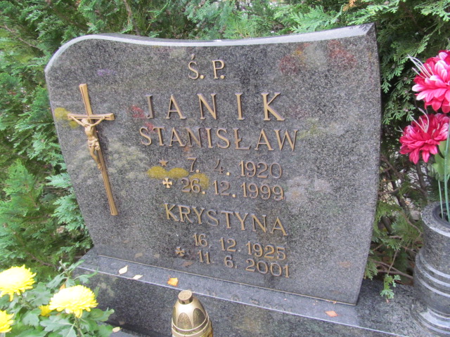 Stanisław Janik 1920 Opole-Półwieś - Grobonet - Wyszukiwarka osób pochowanych