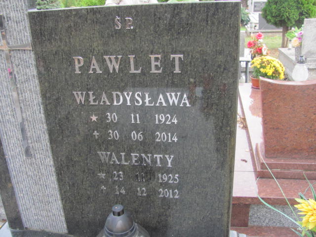 Walenty Pawlet 1925 Opole-Półwieś - Grobonet - Wyszukiwarka osób pochowanych