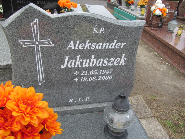 Aleksander Jakubaszek 1947 Opole-Półwieś - Grobonet - Wyszukiwarka osób pochowanych
