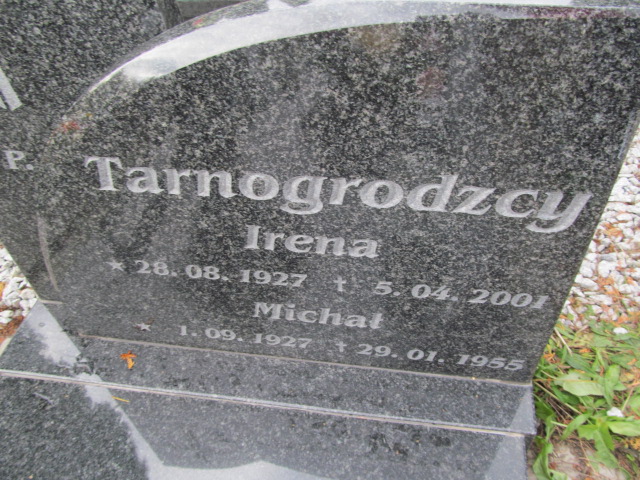 Michał Tarnogrodzki 1927 Opole-Półwieś - Grobonet - Wyszukiwarka osób pochowanych