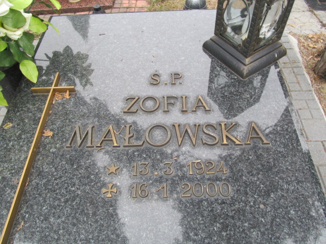 Zofia Małowska 1924 Opole-Półwieś - Grobonet - Wyszukiwarka osób pochowanych