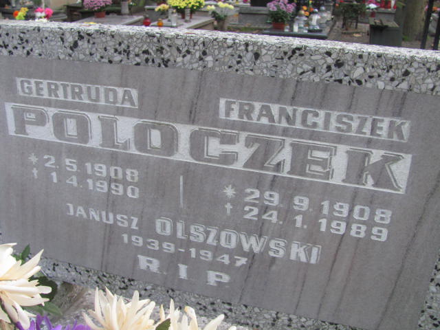 Gertruda Poloczek 1908 Opole-Półwieś - Grobonet - Wyszukiwarka osób pochowanych