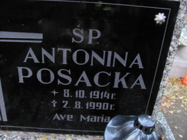 Antonina Posacka 1914 Opole-Półwieś - Grobonet - Wyszukiwarka osób pochowanych