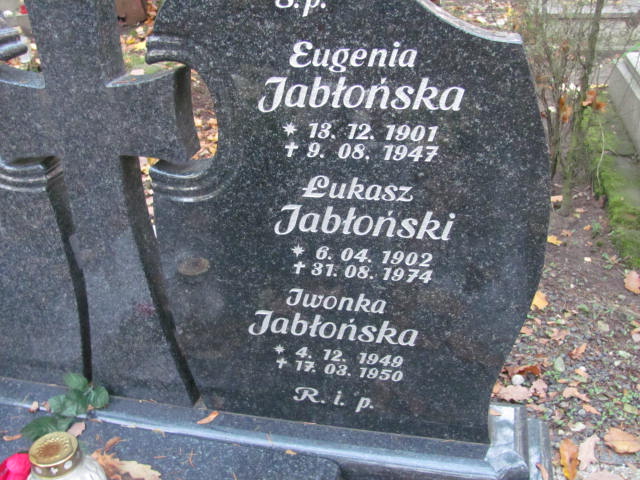 Łukasz Jabłoński 1902 Opole-Półwieś - Grobonet - Wyszukiwarka osób pochowanych