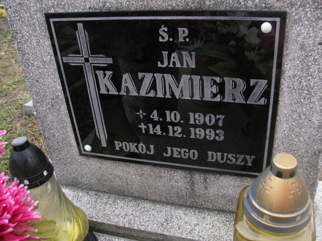 Jan Kazimierz 1907 Opole-Półwieś - Grobonet - Wyszukiwarka osób pochowanych