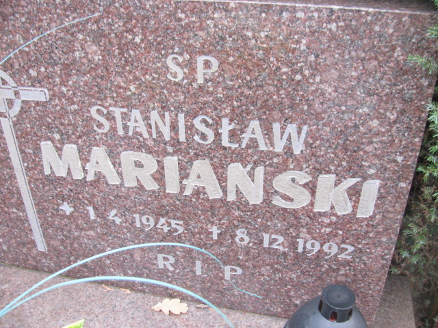 Stanisław Mariański 1945 Opole-Półwieś - Grobonet - Wyszukiwarka osób pochowanych