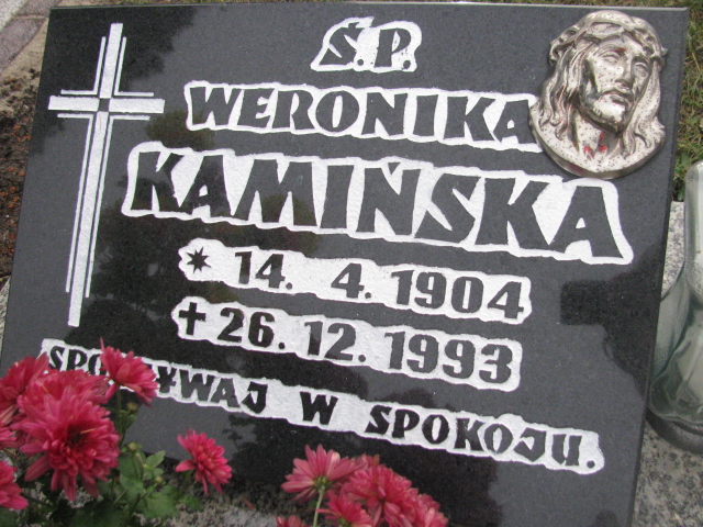 Weronika Kamińska 1904 Opole-Półwieś - Grobonet - Wyszukiwarka osób pochowanych