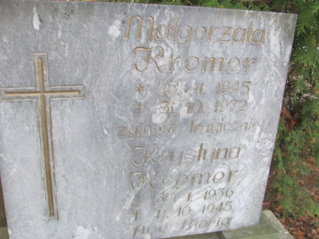 Krystyna Kremer 1936 Opole-Półwieś - Grobonet - Wyszukiwarka osób pochowanych