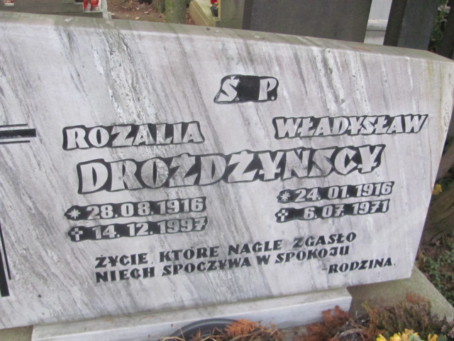 Rozalia Drożdżyńska 1916 Opole-Półwieś - Grobonet - Wyszukiwarka osób pochowanych