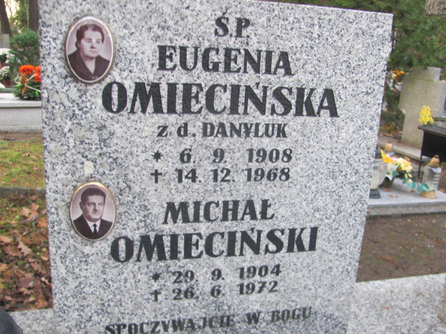 Eugenia Omiecińska 1908 Opole-Półwieś - Grobonet - Wyszukiwarka osób pochowanych