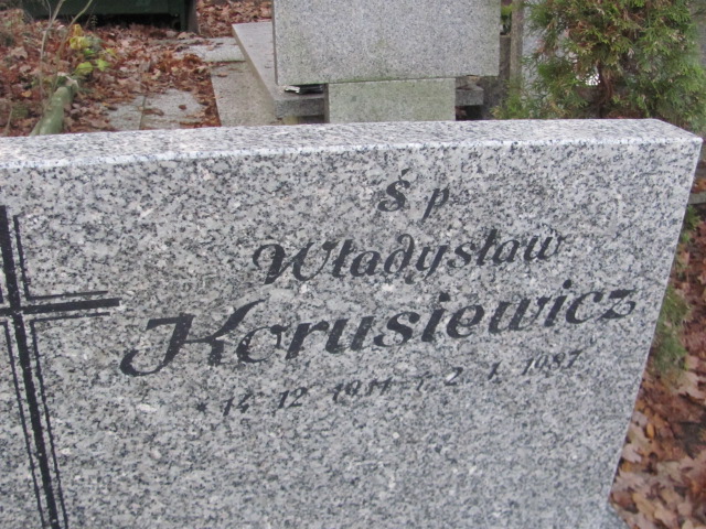 Władysław Korusiewicz 1911 Opole-Półwieś - Grobonet - Wyszukiwarka osób pochowanych