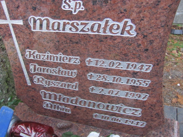 Kazimierz Marszałek 1947 Opole-Półwieś - Grobonet - Wyszukiwarka osób pochowanych