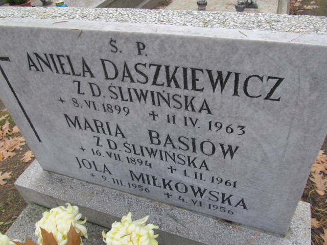 Aniela Daszkiewicz 1899 Opole-Półwieś - Grobonet - Wyszukiwarka osób pochowanych