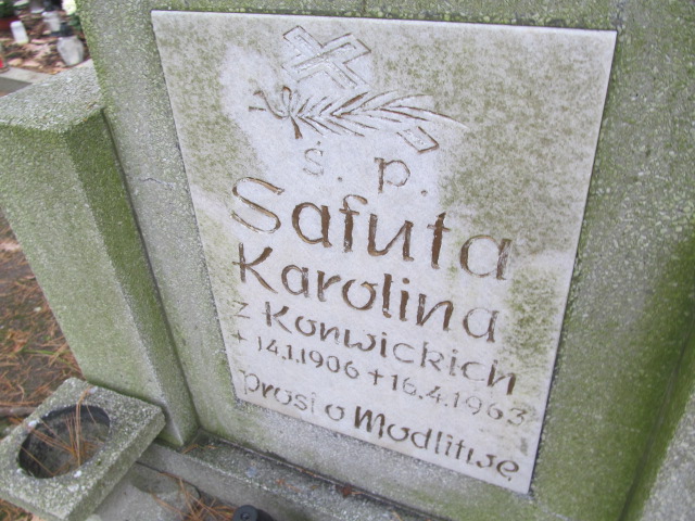 Karolina Safuta 1906 Opole-Półwieś - Grobonet - Wyszukiwarka osób pochowanych