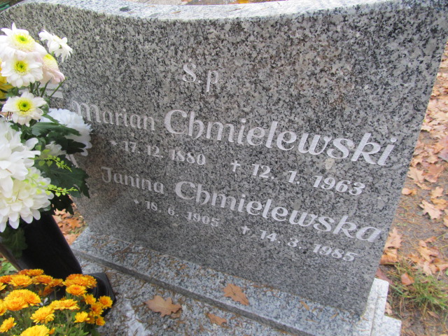 Marian Chmielewski 1880 Opole-Półwieś - Grobonet - Wyszukiwarka osób pochowanych