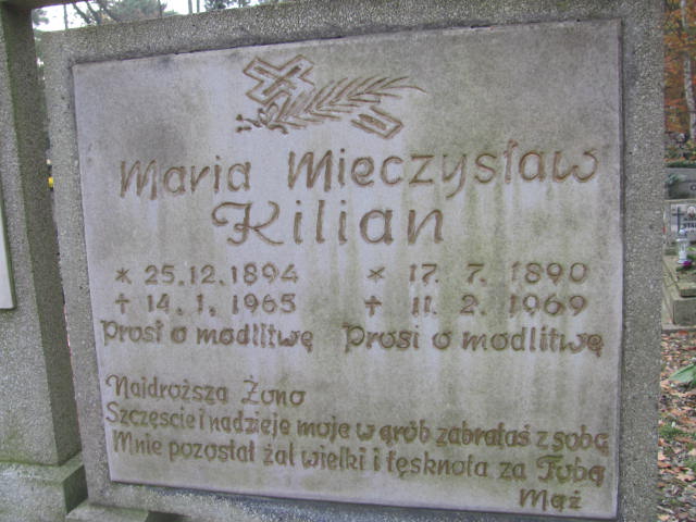 Maria Kilian 1894 Opole-Półwieś - Grobonet - Wyszukiwarka osób pochowanych