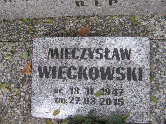 Mieczysław Więckowski 1947 Opole-Półwieś - Grobonet - Wyszukiwarka osób pochowanych