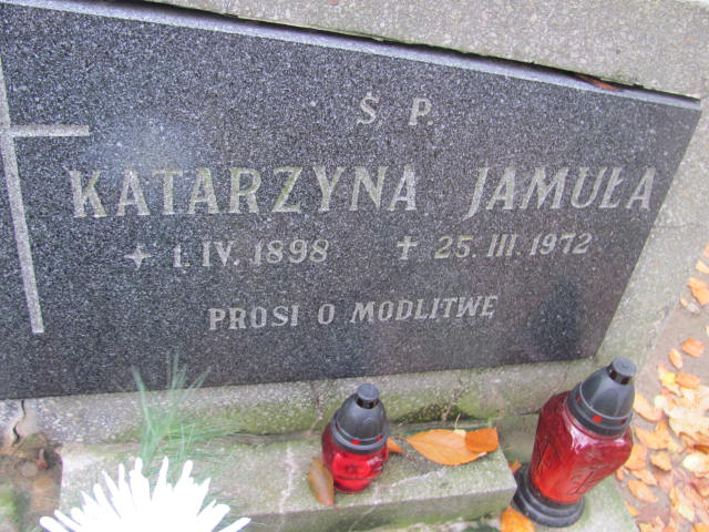 Katarzyna Jamuła 1898 Opole-Półwieś - Grobonet - Wyszukiwarka osób pochowanych