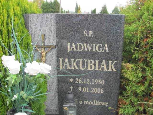 Jadwiga Jakubiak 1950 Opole-Półwieś - Grobonet - Wyszukiwarka osób pochowanych