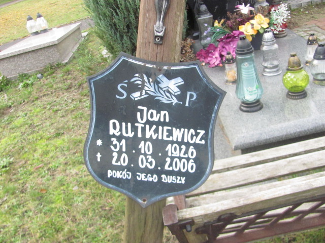 Jan Rutkiewicz 1926 Opole-Półwieś - Grobonet - Wyszukiwarka osób pochowanych