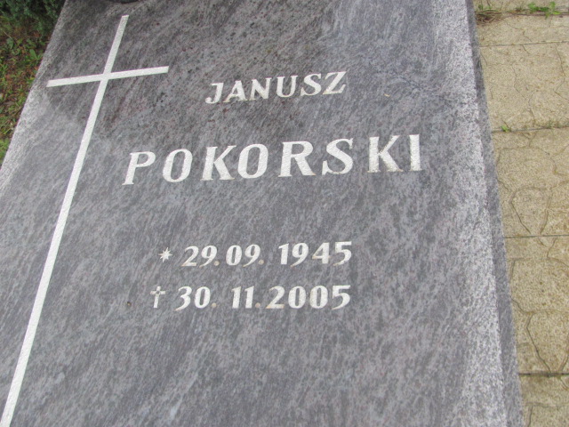 Janusz Pokorski 1945 Opole-Półwieś - Grobonet - Wyszukiwarka osób pochowanych