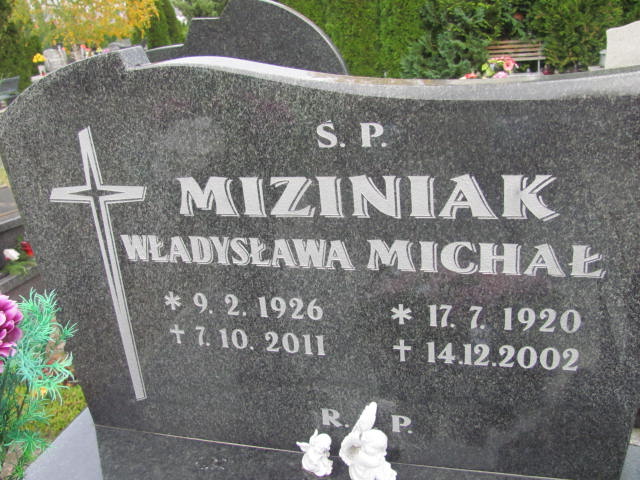 Michał Miziniak 1920 Opole-Półwieś - Grobonet - Wyszukiwarka osób pochowanych