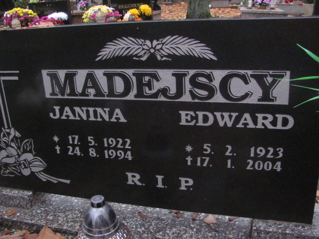 Edward Madejski Opole-Półwieś - Grobonet - Wyszukiwarka osób pochowanych