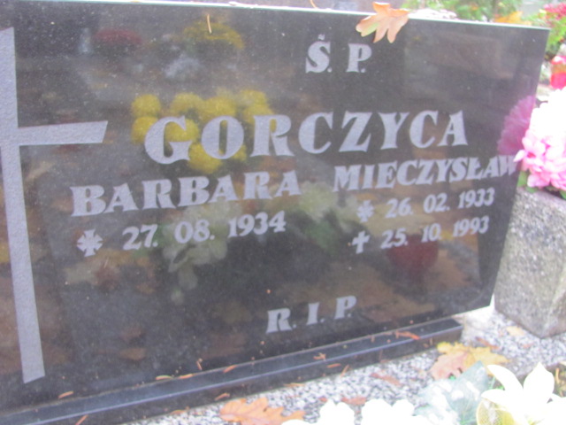 Barbara Gorczyca 1934 Opole-Półwieś - Grobonet - Wyszukiwarka osób pochowanych