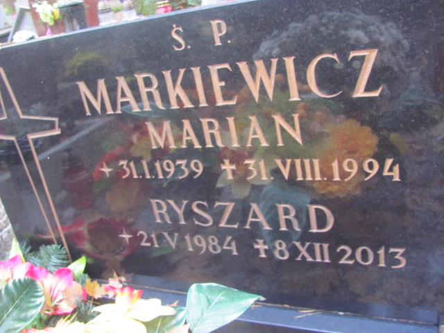 Ryszard Markiewicz 1984 Opole-Półwieś - Grobonet - Wyszukiwarka osób pochowanych