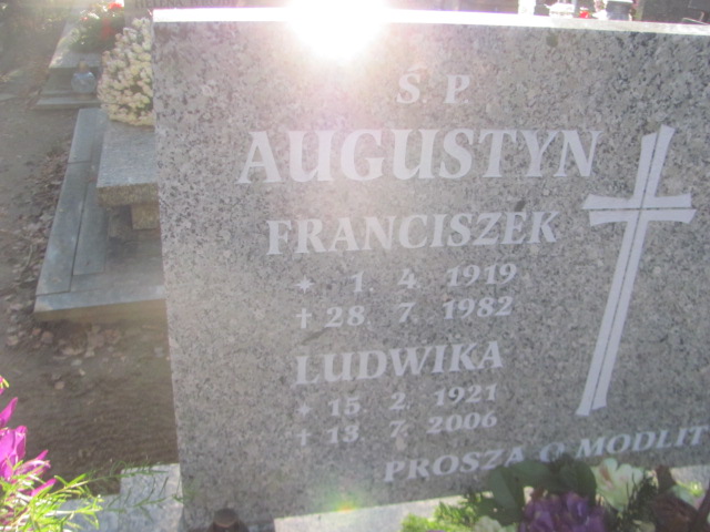 Franciszek Augustyn 1919 Opole-Półwieś - Grobonet - Wyszukiwarka osób pochowanych
