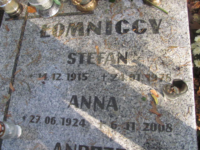 Stefan Łomnicki 1915 Opole-Półwieś - Grobonet - Wyszukiwarka osób pochowanych