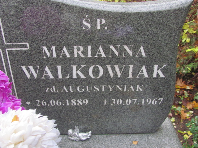Marianna Walkowiak 1889 Opole-Półwieś - Grobonet - Wyszukiwarka osób pochowanych