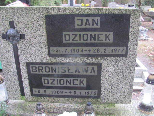 Jan Dzionek 1904 Opole-Półwieś - Grobonet - Wyszukiwarka osób pochowanych