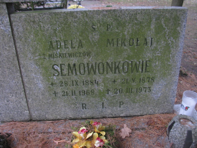 Mikołaj Semowonek 1878 Opole-Półwieś - Grobonet - Wyszukiwarka osób pochowanych