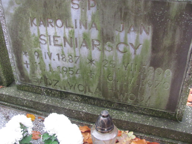 Karolina Sieniarska 1884 Opole-Półwieś - Grobonet - Wyszukiwarka osób pochowanych